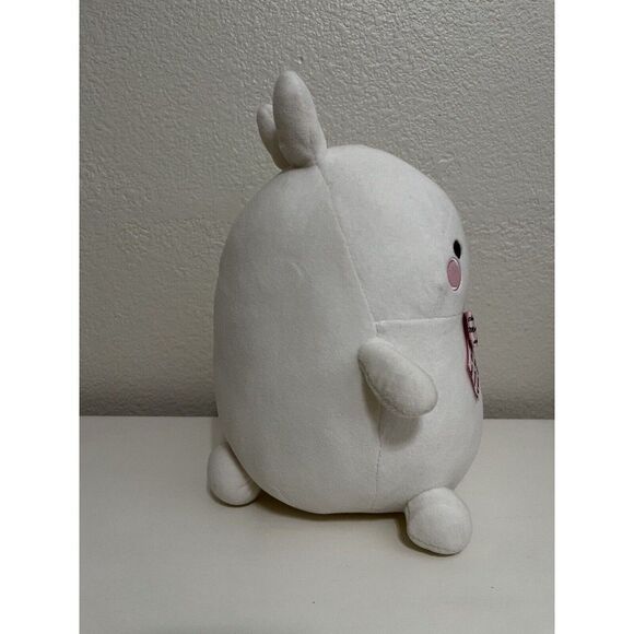 Molang Plush Pink Heart Pink Bow Loved Stuffed Animal - Picture 6 of 8